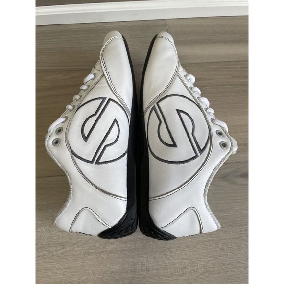 SPARCO MENS RACING DRIVING SHOES WHITE LEATHER SIZE EURO‎ 39 USA 6.5 - Picture 6 of 12